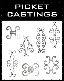 Aluminum Picket Castings
