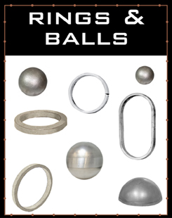 Aluminum Rings, Circles and Balls