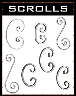 Aluminum Scrolls