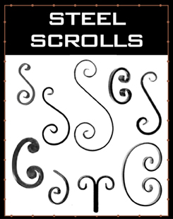 Forged Steel Scrolls