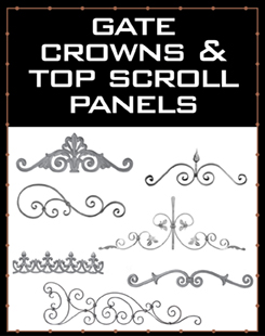 Gate Crowns and Top Scroll Panels