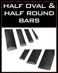 Half Oval and Half Round Bar