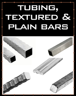 Aluminum Tubing, Textured and Plain Bar