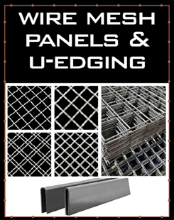 Wire Mesh Panels & U-edging