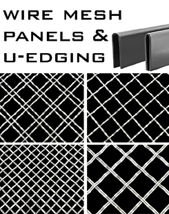 Wire Mesh Panels & U-edging