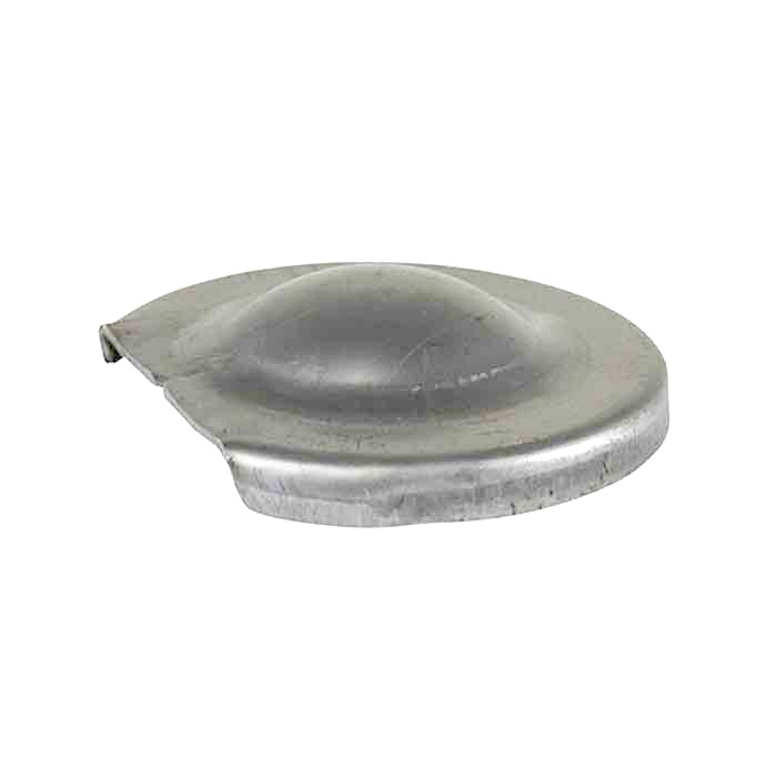 Snap-On Handrail Bracket Cover, Aluminum, Works with Single Hole Stamped/Formed Brackets