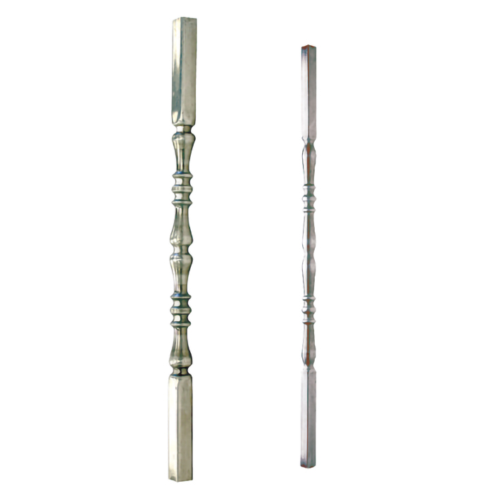 Aluminum Tubular Post & Baluster with Double Collar Design