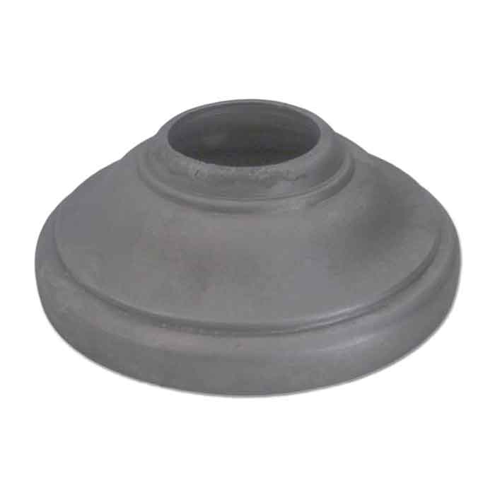 Base Shoe for 1-5/8" dia., Cast Iron, 4-3/4" dia. base