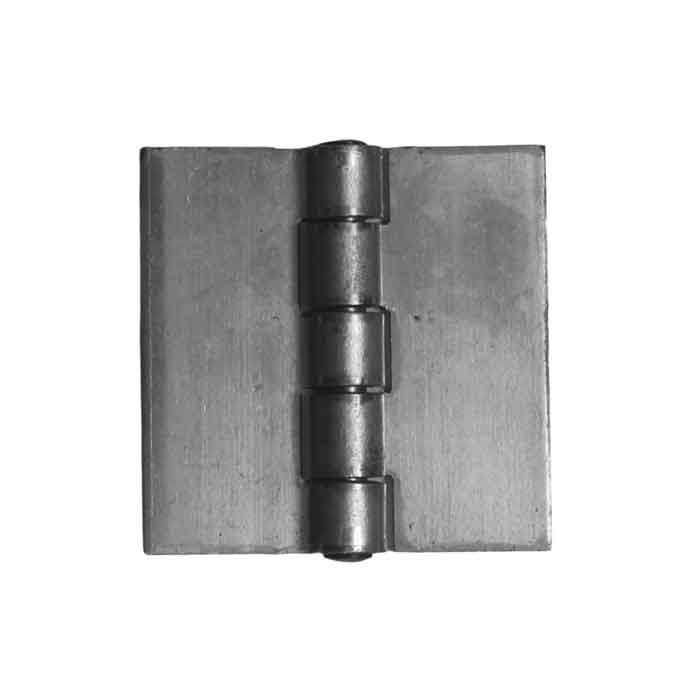 2" x 2" Aluminum Butt Welding Hinge, No Holes, Sold as a pair