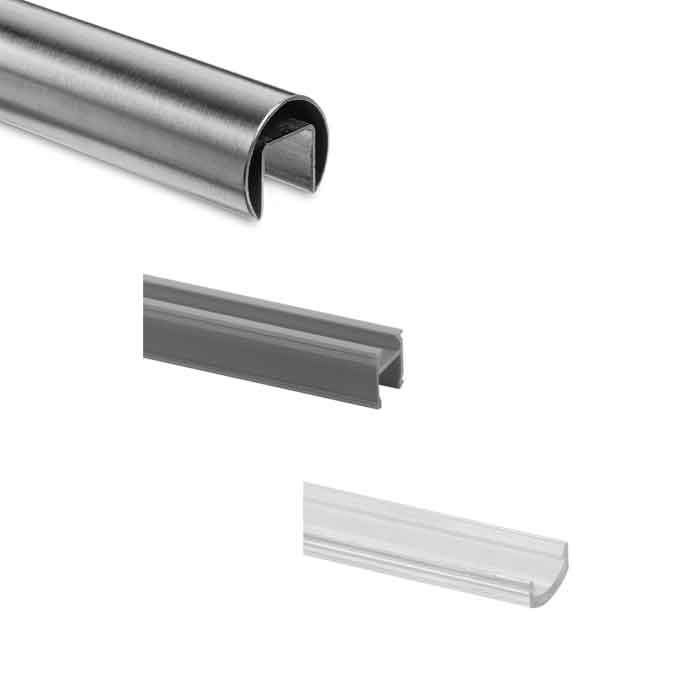 1.66" Dia. Handrail, LED Channel & LED Strips
