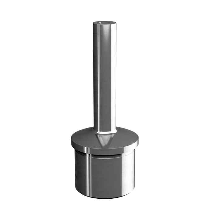 Post Mount Handrail Bracket for 1-1/2" dia. Post, No Saddle, 316 Stainless Steel, Sold 2/Box