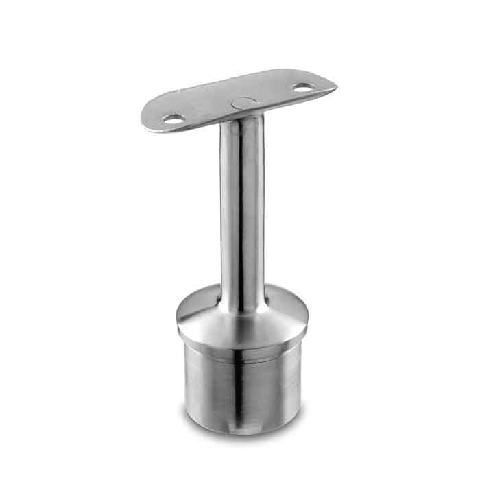 Post Mount Bracket for 1-1/2" dia. Post with Saddle for 1-1/2" Tubing, 316 Stainless Steel, Sold 2/Box