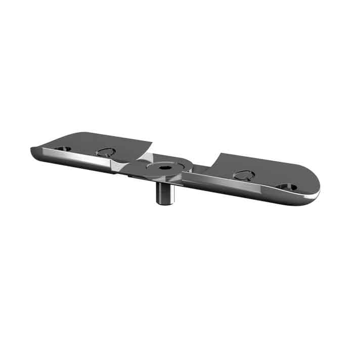 Handrail Connection Plate for 1-1/2" Tubing, Connection Screws to 140689-12 or 140686-12 are included, 316 Stainless Steel, Sold 2/Box