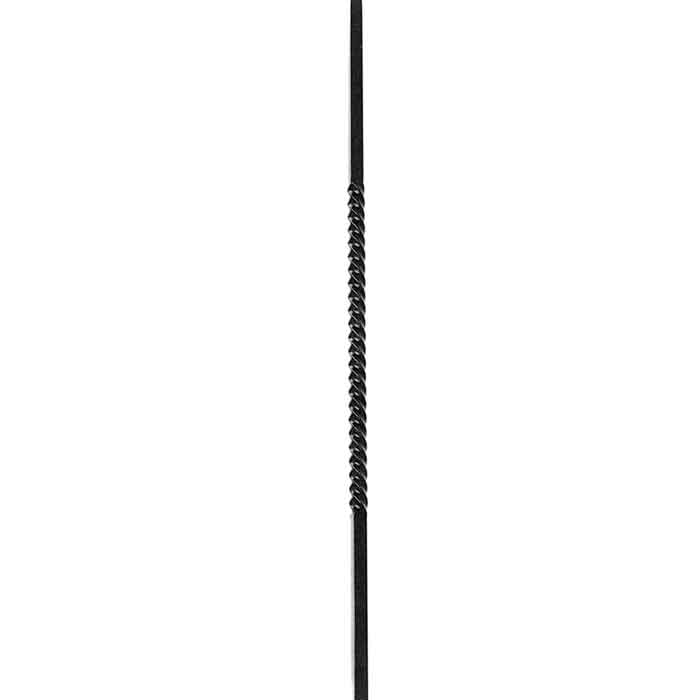 5/8" sq. Steel Newel Post with Single Twist, 45" Tall