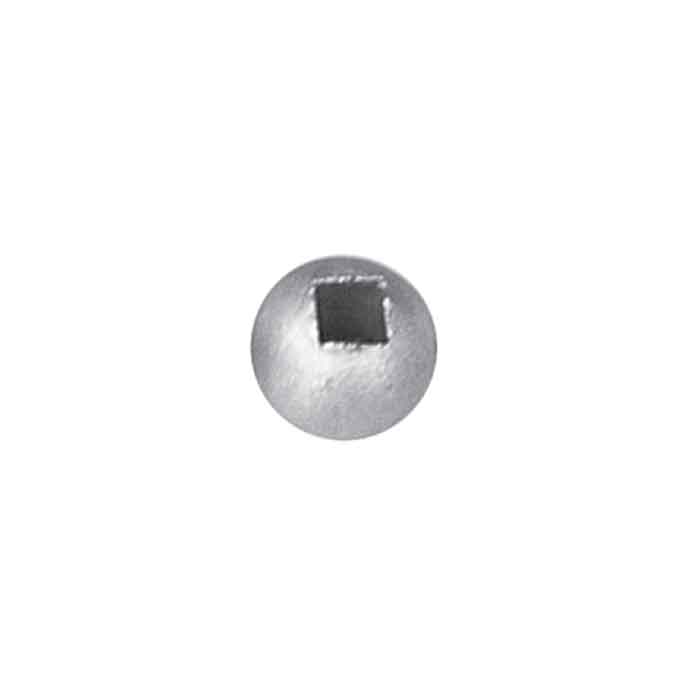 1-9/16" Forged Steel Ball w/ 1/2" sq. hole