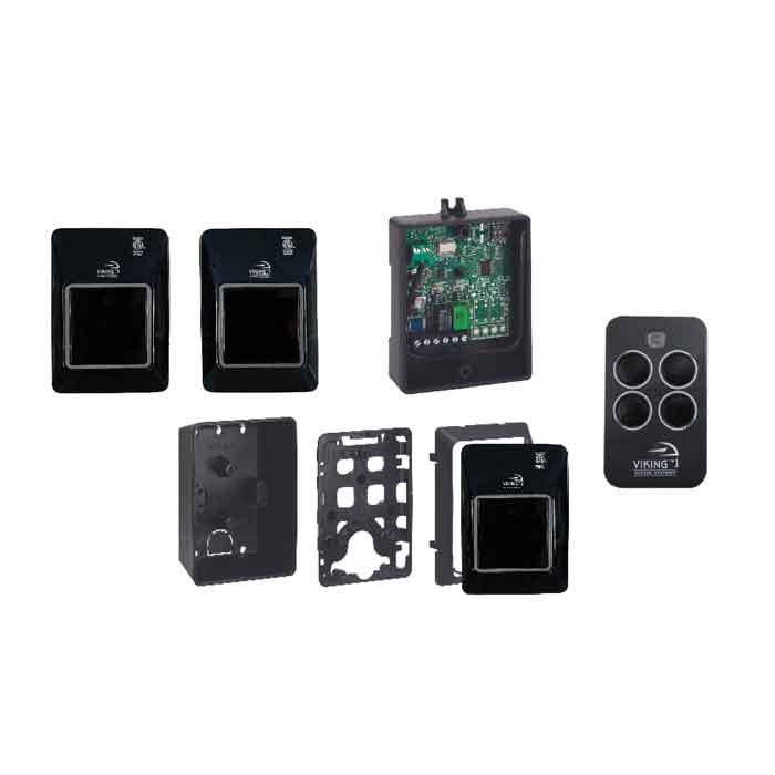 Viking Accessory Kit for Swing Gate Operators. Includes: 1-FA-XP30-10K, 2-FA-XP30AC, 1-FA-XR2C, 2-FA-XT4RC