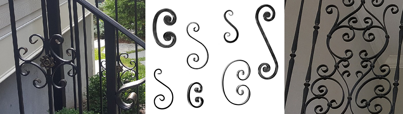 Forged Steel Scrolls