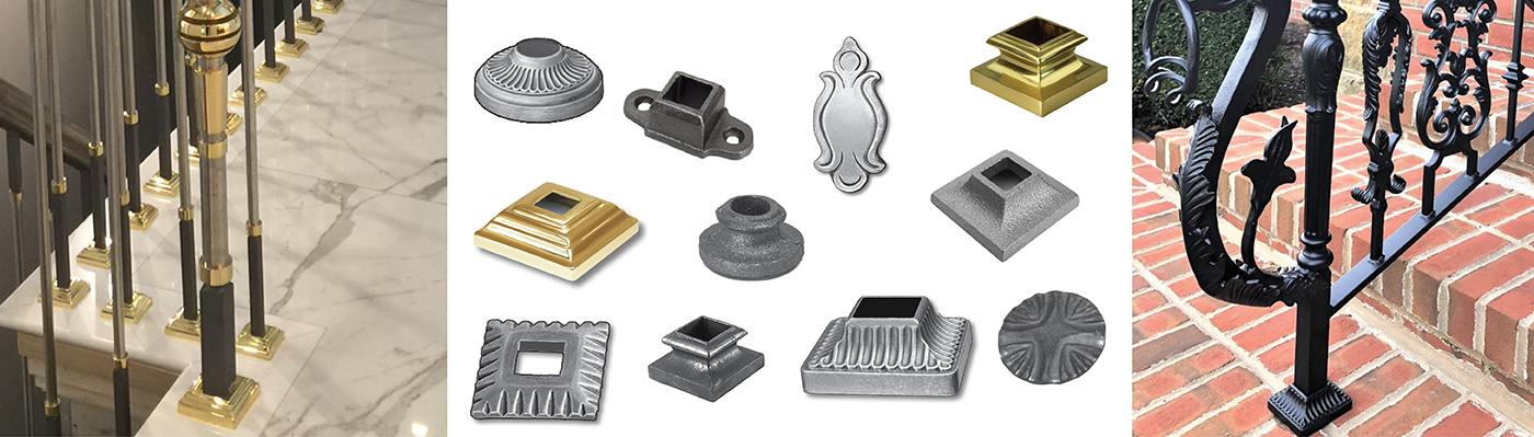 Railing Shoes and Cover Plates