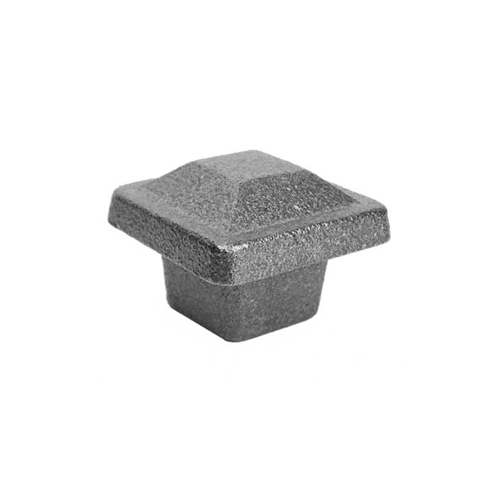 Pyramid Plug for 1" sq., Cast Iron, 1" Tall