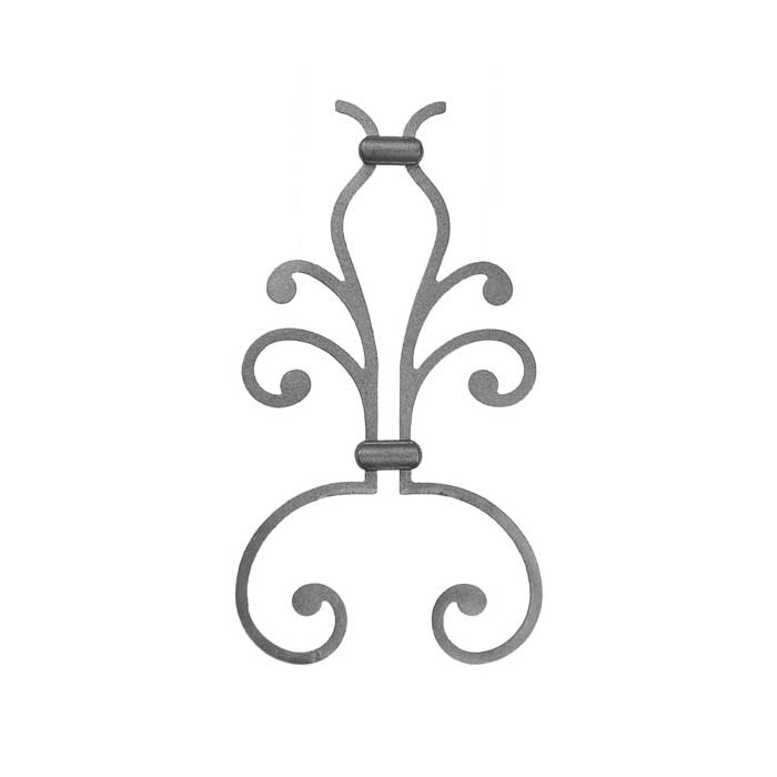 Ornamental Cast Iron Picket Castings for 1/2" sq. bar