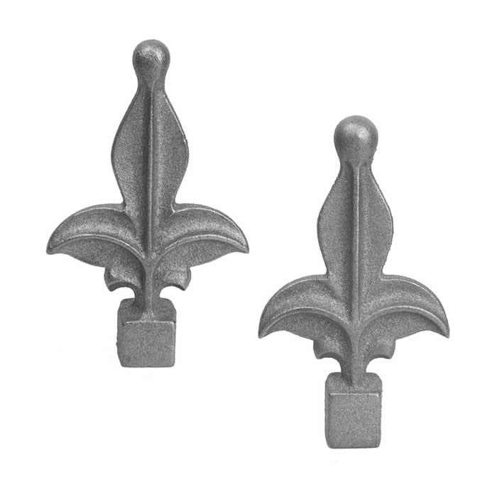 Cast Iron Spear Finials for 1/2" sq. and 5/8" sq. bar