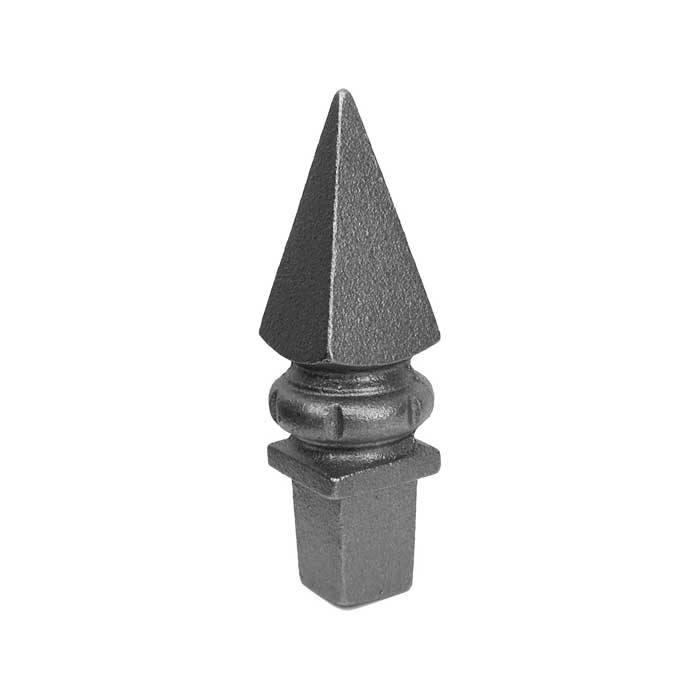 Plug Finial fits in 1" sq., Cast Iron, 4-1/2" Tall, 1" Deep Plug