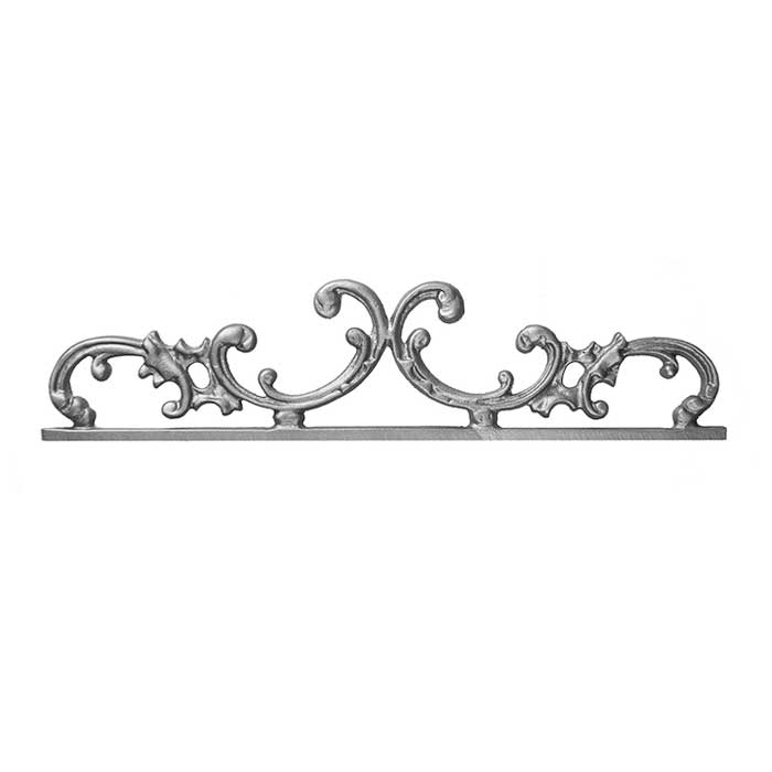 Cast Iron Gate Crown, 5" Tall, Double Faced