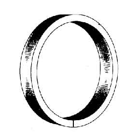 1/2" x 1/2" x 4" Forged Steel Circle