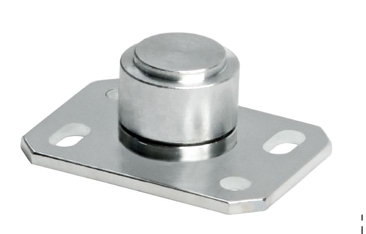 Bottom hinge w/Thrust Bearing, Screw On, 1-15/16" dia., 770 lbs. per pair, Galvanized, Sold Individually
