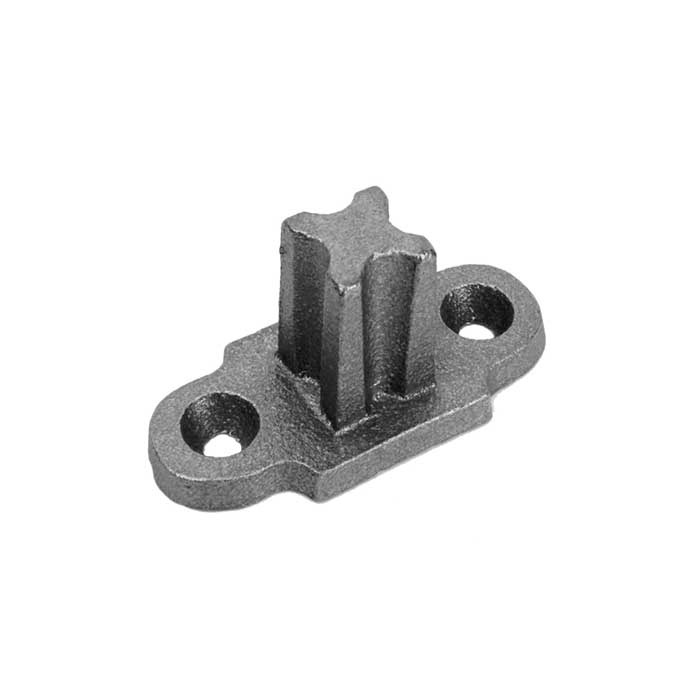 Base Shoe fits in 1" sq., Cast Iron, 1-5/8" Tall