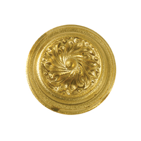 2-1/2" dia. Bronze Gothic Dynamic Rosette, Clear Coat Finish