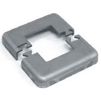 Steel Puzzle-Lock Split Flanges for 1", 1-1/4", 1-1/2" and 2" Square Bar