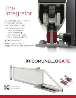 The Integrator: Cantilever system with internal gearrack drive system