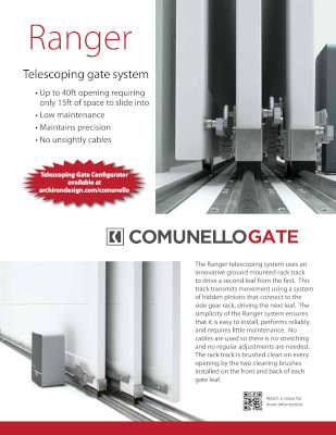 The Ranger: Telescoping gate system