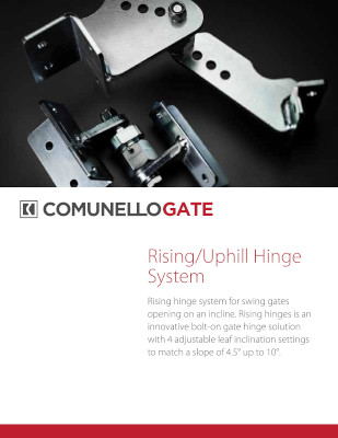 Rising/Uphill Hinge System