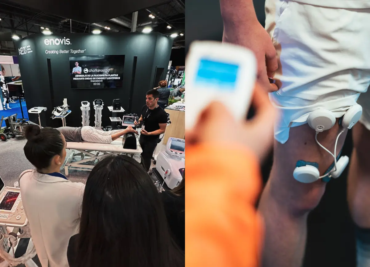 Uso de sobrecarga inercial excéntrica y EMS para la recuperación funcional del paciente