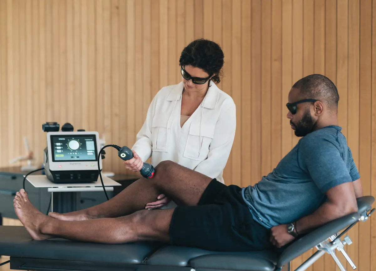 Lightforce treatment on knee osteoarthritis