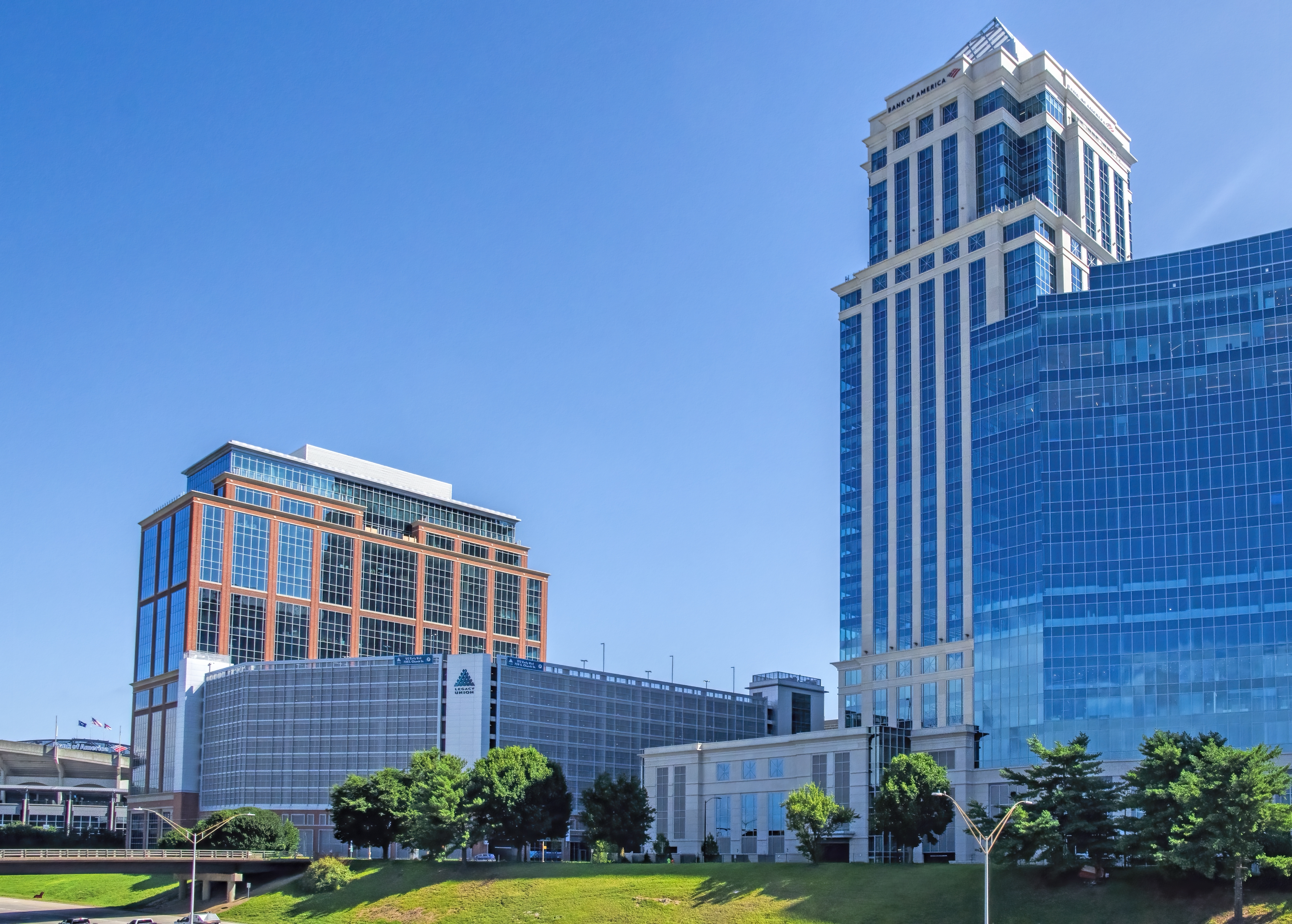 Charlotte Skyline during the morning
