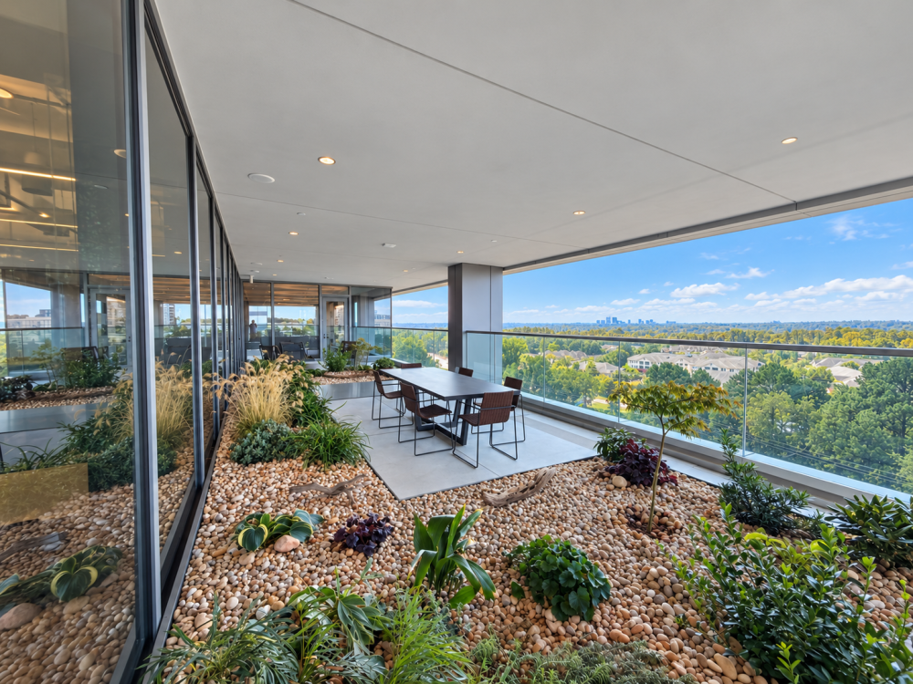 Balcony Terrace Skyline View