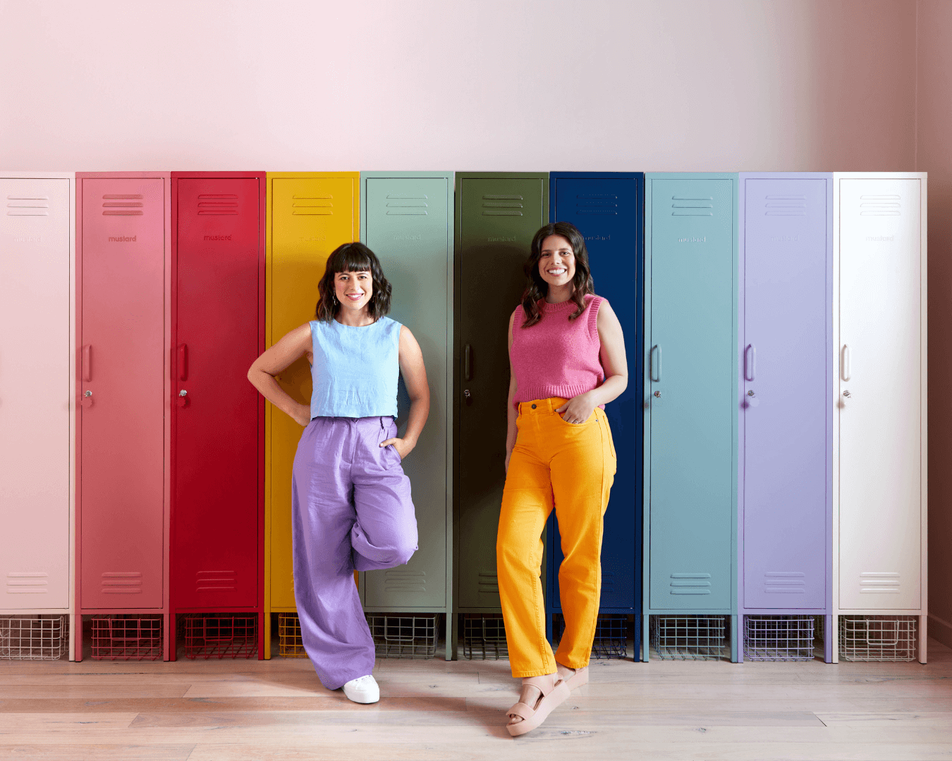 Jess and Becca, Founders of Mustard Made Lockers
