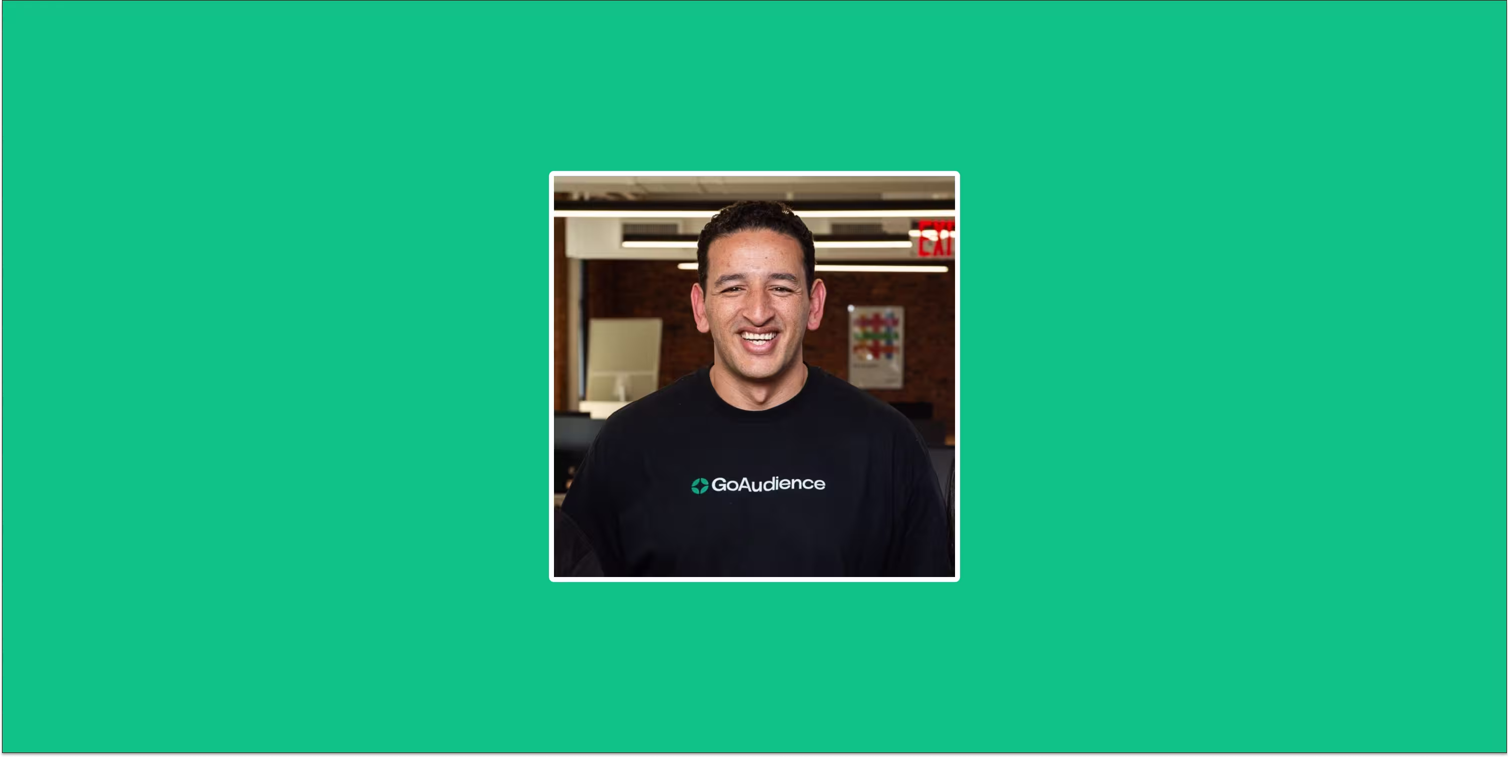 Behind The Tool: Ahmed From GoAudience