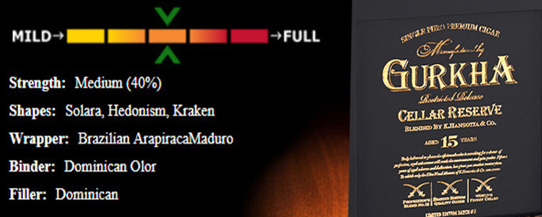 Gurkha cellar reserve