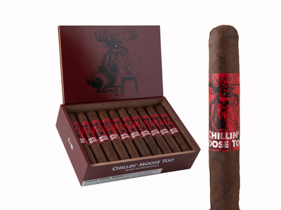 Chillin Moose Too Robusto Maduro 