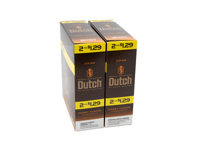 Dutch By Dutch Masters 2 For $1.29 Cigarillos Honey Fusion