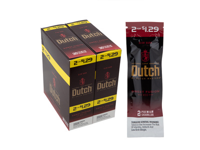 Dutch By Dutch Masters 2 For $1.29 Cigarillos Sweet Fusion