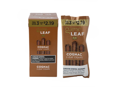 Game Leaf Cognac Upright 3 For $2.19 