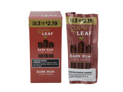 Game Leaf Dark Rum Upright 3 For $2.19 