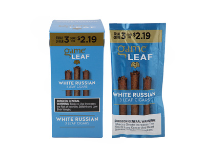 Game Leaf White Russian Upright 3 For $2.19