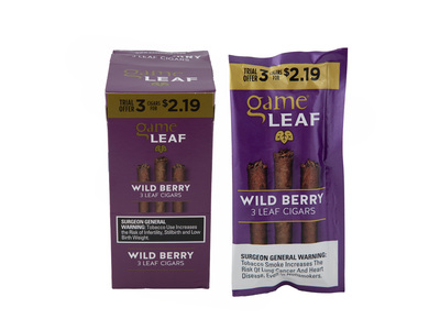 Game Leaf Wild Berry Upright 3 For $2.19 