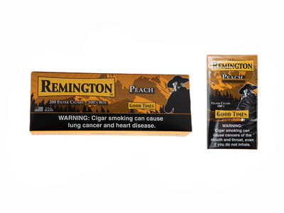 Good Times Remington Peach Filtered Cigars